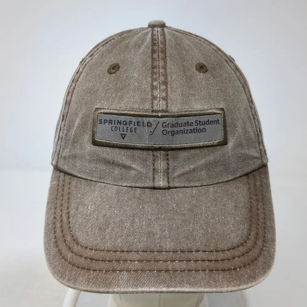 Sportsman Springfield College Graduate Student Brown Hat One Size Baseball Cap